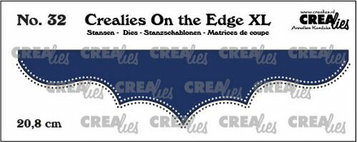 Crealies On the edge XL Die stans no 32 CLOTEXL32