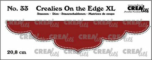Crealies On the edge XL Die stans no 33 CLOTEXL33