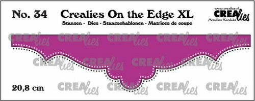 Crealies On the edge XL Die stans no 34 CLOTEXL34 