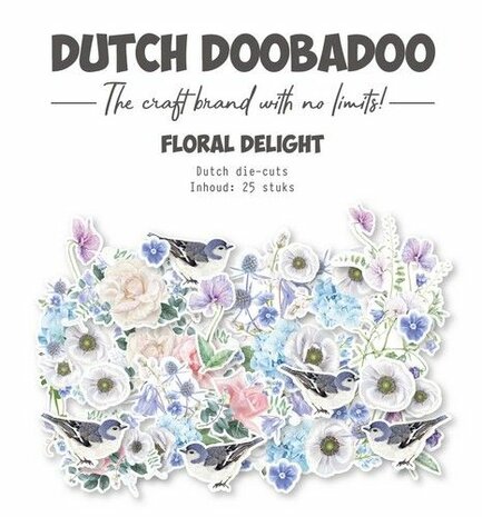 Dutch Doobadoo Floral Delight Dutch die-cuts 25st flowers 474.007.032