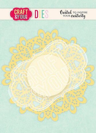 Craft&amp;You Cutting Die Doily 5 CW107 