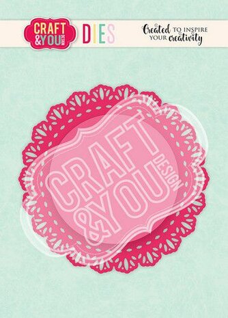 Craft&amp;You Cutting Die Doily 4 CW106 