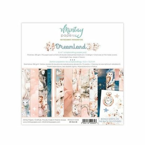 Mintay 115.2x15.2 cm Paper Pad - Dreamland MT-DLA-08