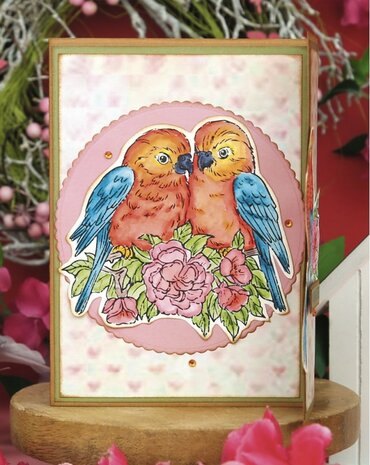 Clear Stamps - Berries Beauties - Romantic Birds - Parrots