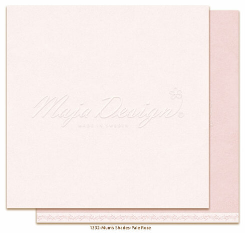 Maja Design Mono - Mum&#039;s - Pale rose 30,5x30,5 cm