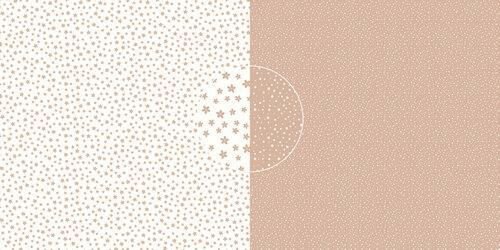 Dini Design Scrappapier 10 vl Bloemen - naturel 30,5x30,5cm #3017