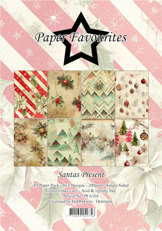 Paper Favourites A5 Santas Present