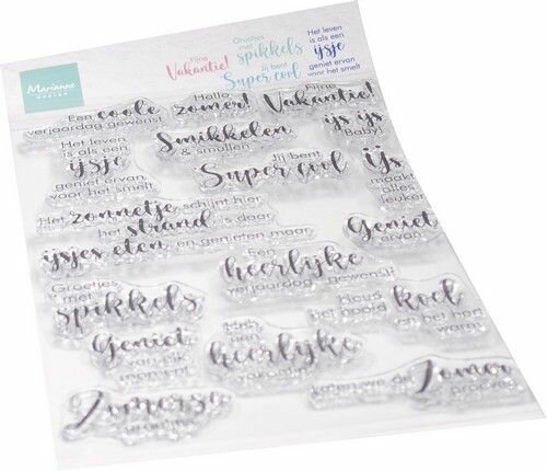 Marianne Design Clear Stamps Zomer &amp; ijs (NL) CS1167 1115x150mm