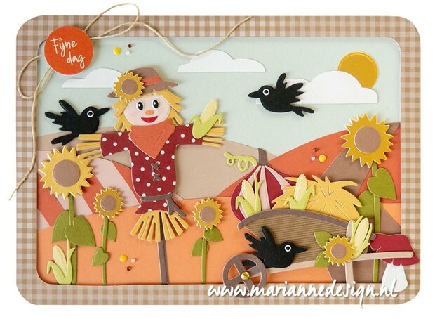 Marianne Design Stickers - Welkom herfst by Marleen (NL) CA3189 3 sheets x 13 stickers