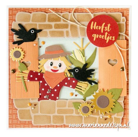 Marianne Design Stickers - Welkom herfst by Marleen (NL) CA3189 3 sheets x 13 stickers