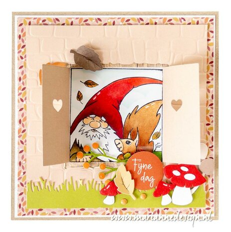 Marianne Design Stickers - Welkom herfst by Marleen (NL) CA3189 3 sheets x 13 stickers