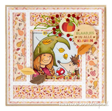 Marianne Design Stickers - Welkom herfst by Marleen (NL) CA3189 3 sheets x 13 stickers