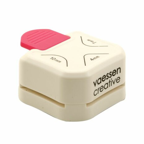 Vaessen Creative &bull; 3 in 1 Hoekpons 4-7-10mm