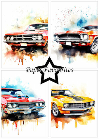 Paper Favourites A5 Muscle Cars