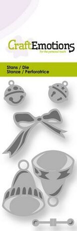 CraftEmotions Die - klokjes en belletjes 