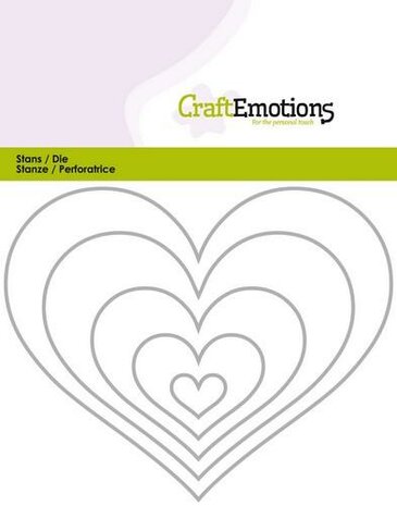 CraftEmotions Die - randen hart 