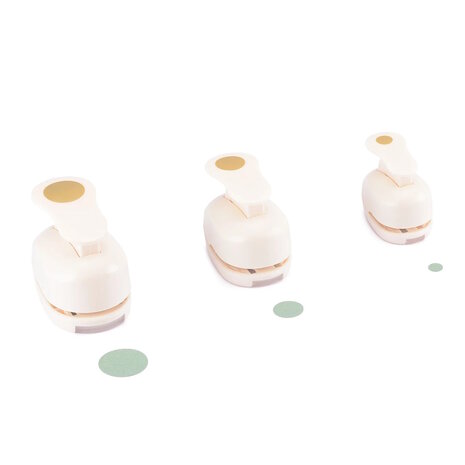 Vaessen Creative &bull; Figuurpons Set Cirkels &Oslash;8-16-25mm 3stuks