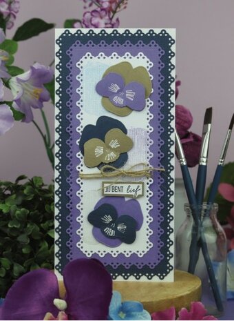 Paperpack - Precious Marieke - Painted Pansies