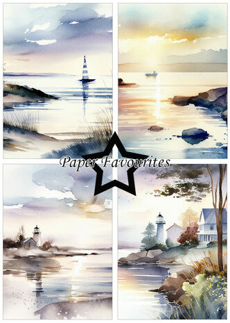 Paper Favourites A5 Coastal
