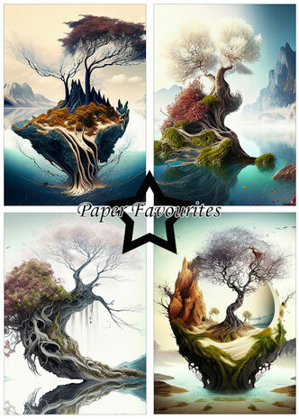Paper Favourites A5 Mystical Natur