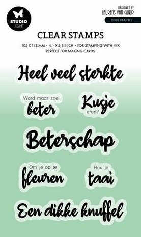Studio Light Clear Stamp By Laurens nr.568 BL-ES-STAMP568 130x91mm