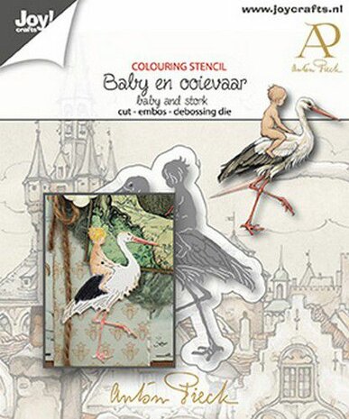 Joy! Crafts Snij-debos-embosstansmal - Anton Pieck - Baby 2 6002/1612 