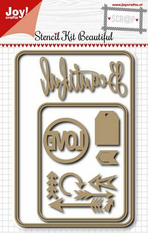 Joy! Crafts Stansmal - Scrap Beautiful Love kit 6002/0914 