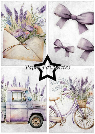 Paper Favourites A5 Lavender