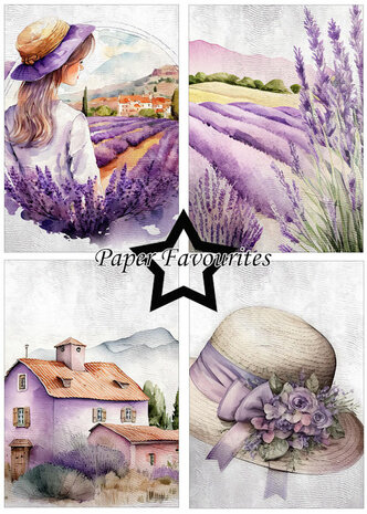 Paper Favourites A5 Lavender