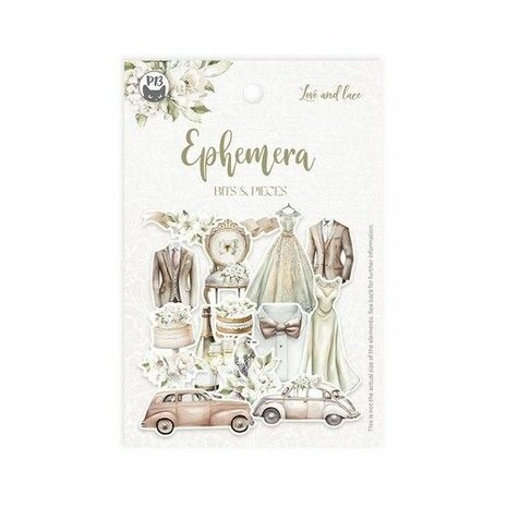 Piatek13 - Ephemera set Love and lace 13 st P13-LAL-33