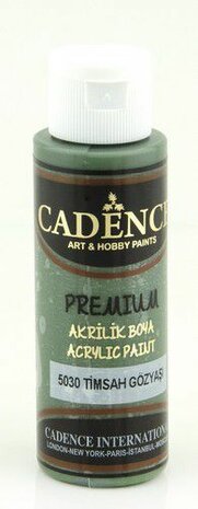 Cadence Premium acrylverf (semi mat) Crocodile Tear - groen  70 ml