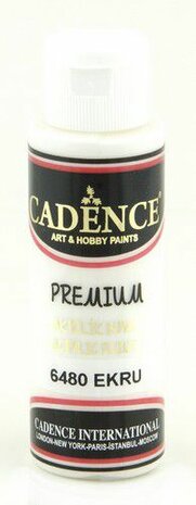 Cadence Premium acrylverf (semi mat) Ecru  70 ml