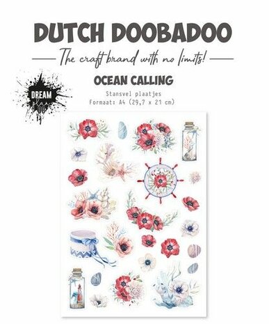 Dutch Doobadoo Stansvel Ocean calling A4 474.007.029