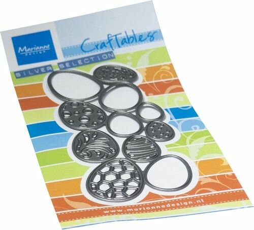 Marianne Design Craftable Punch die XL Eieren CR1646 46x108mm