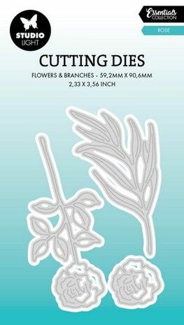 Studio Light Cutting Die Rose Essentials nr.793 SL-ES-CD793 59,2x90,6x1mm