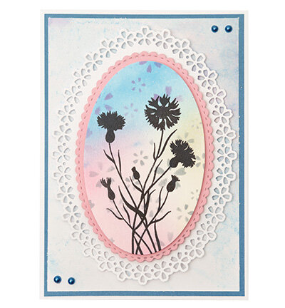 Studio Light Cutting Die Floral Oval Essentials nr.952 SL-ES-CD952