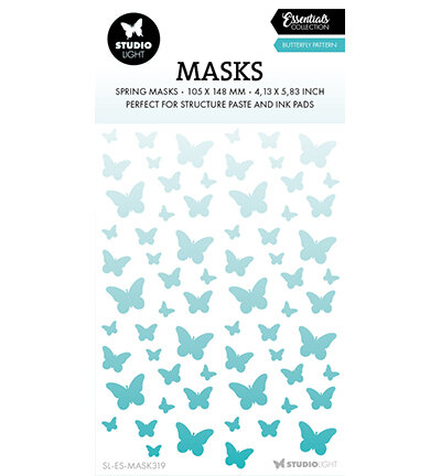 Studio Light Mask Butterflies Background Essentials nr.319 SL-ES-MASK319