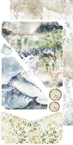 Craft oClock Junk Journal Set Trail Of Silence