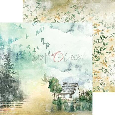 Craft OClock Paper Collection Set 20,3x20,3cm Trail Of Silence