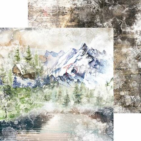 Craft OClock Paper Collection Set 20,3x20,3cm Trail Of Silence