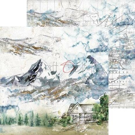 Craft OClock Paper Collection Set 20,3x20,3cm Trail Of Silence
