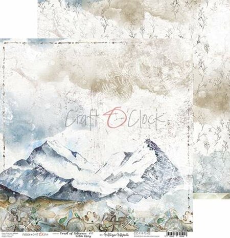 Craft OClock Paper Collection Set 12&quot;*12&quot; Trail Of Silence