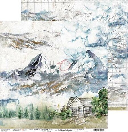 Craft OClock Paper Collection Set 12&quot;*12&quot; Trail Of Silence