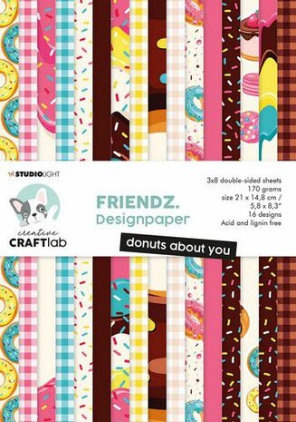 Studio Light Paperpad Friendz nr.72 CCL-FR-PP72 A5