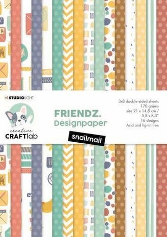 Studio Light Paperpad Friendz nr.86 CCL-FR-PP86 A5