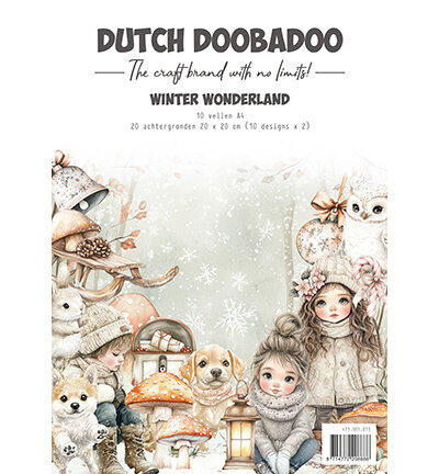 Dutch Doobadoo Collage Paperset Winter Wonderland 473.005.073