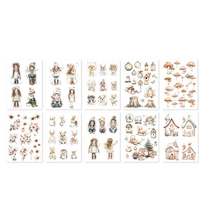 Dutch Doobadoo Collage Paperset Winter Wonderland 473.005.073