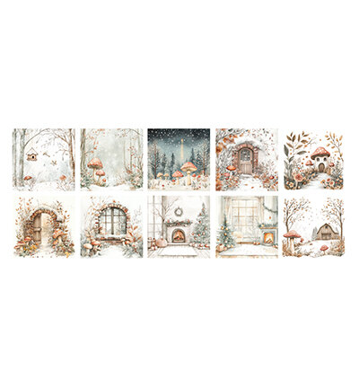 Dutch Doobadoo Collage Paperset Winter Wonderland 473.005.073