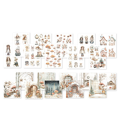 Dutch Doobadoo Collage Paperset Winter Wonderland 473.005.073