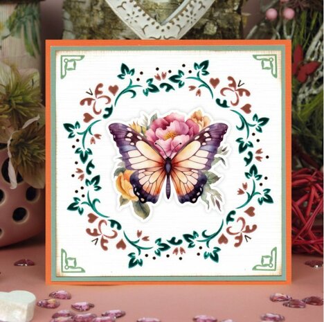 3D Cutting Sheet - Berries Beauties - Flutter Flair - Orange Flutters